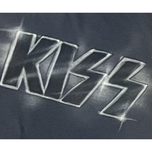 Ace Frehley Kiss Vintage Airbrush T-shirt XL Black White Hanes XL Both Sides SS - Picture 9 of 14